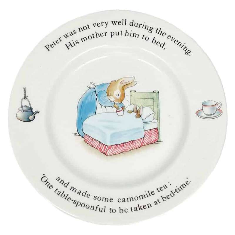 Wedgwood Peter Rabbit Christening Plate