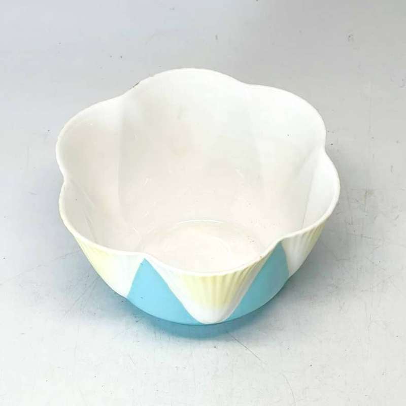 Art Deco Shelley Dainty Blue Star Sugar Bowl 11770