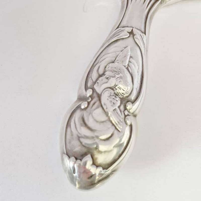 Hallmarked Silver Reynolds Angels Mirror London 1902