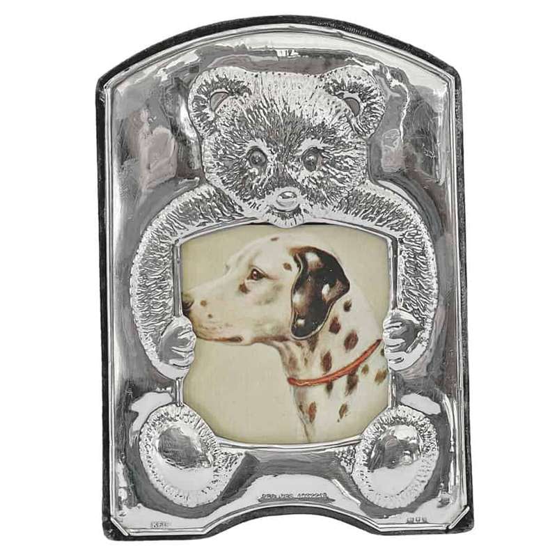 Hallmarked Silver Teddy Bear Picture Frame Sheffield 1987