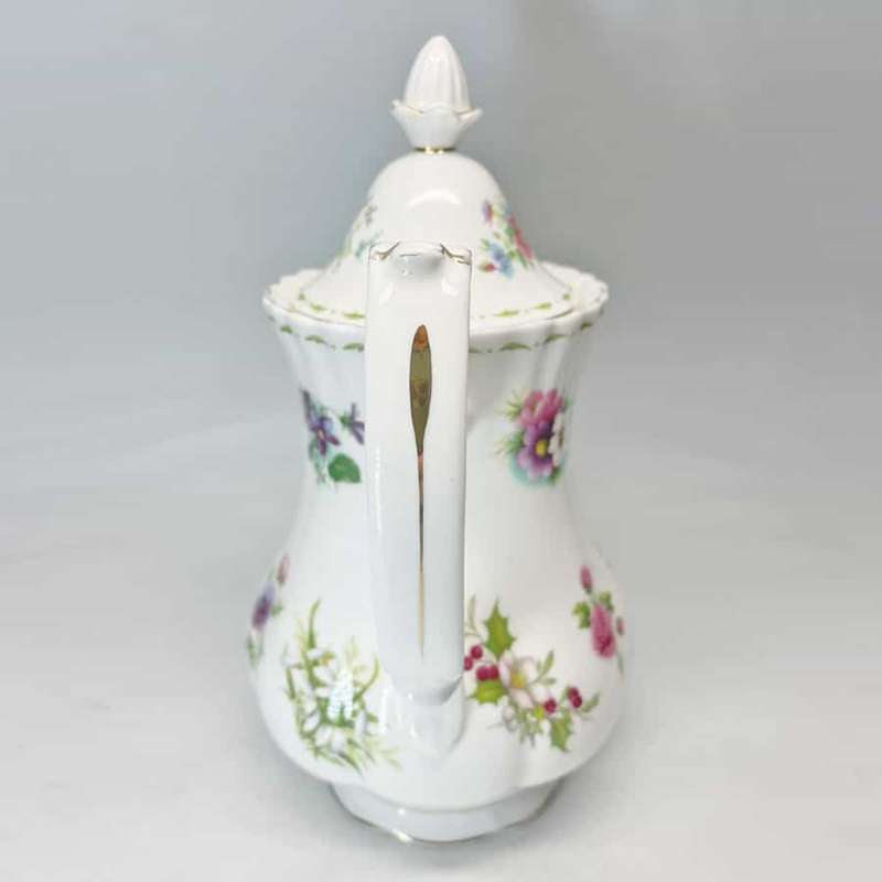 Royal Albert Flower Of The Month Coffee Pot