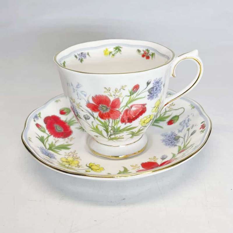 Royal Albert Country Bouquet Collection Autumn's Hope Tea Duo