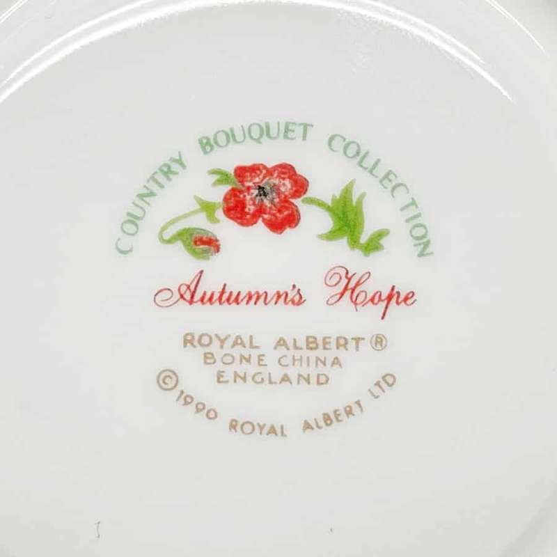 Royal Albert Country Bouquet Collection Autumn's Hope Tea Duo