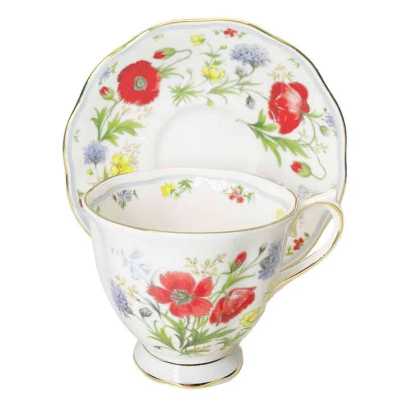 Royal Albert Country Bouquet Collection Autumn's Hope Tea Duo