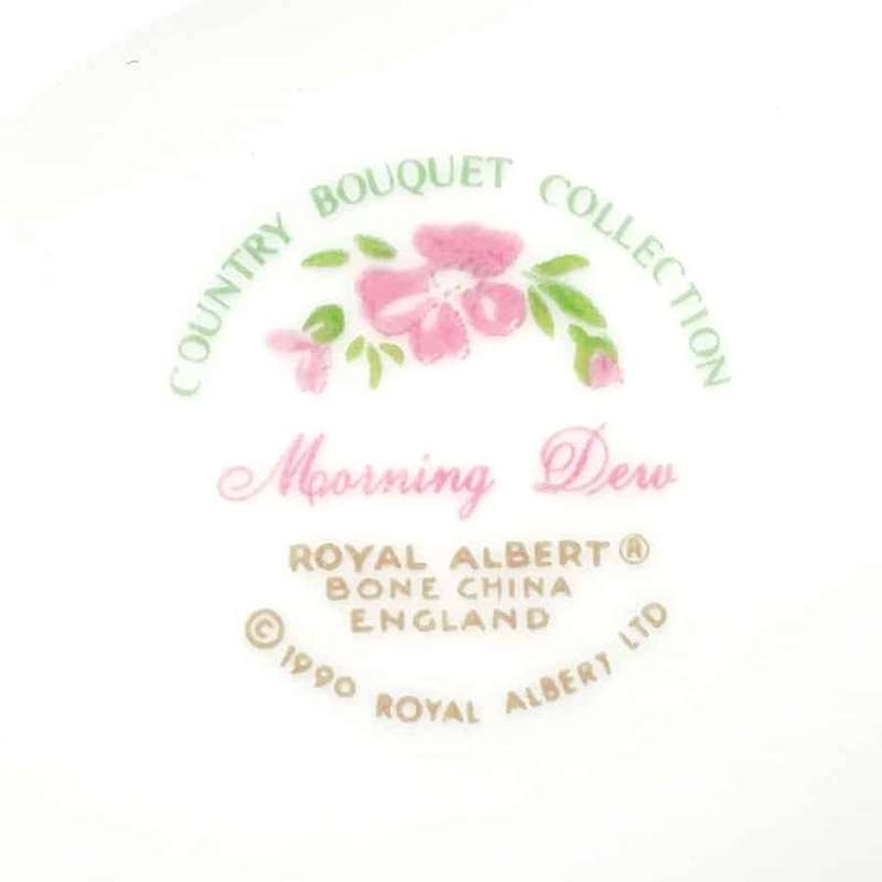 Royal Albert Country Bouquet Collection Morning Dew Tea Duo
