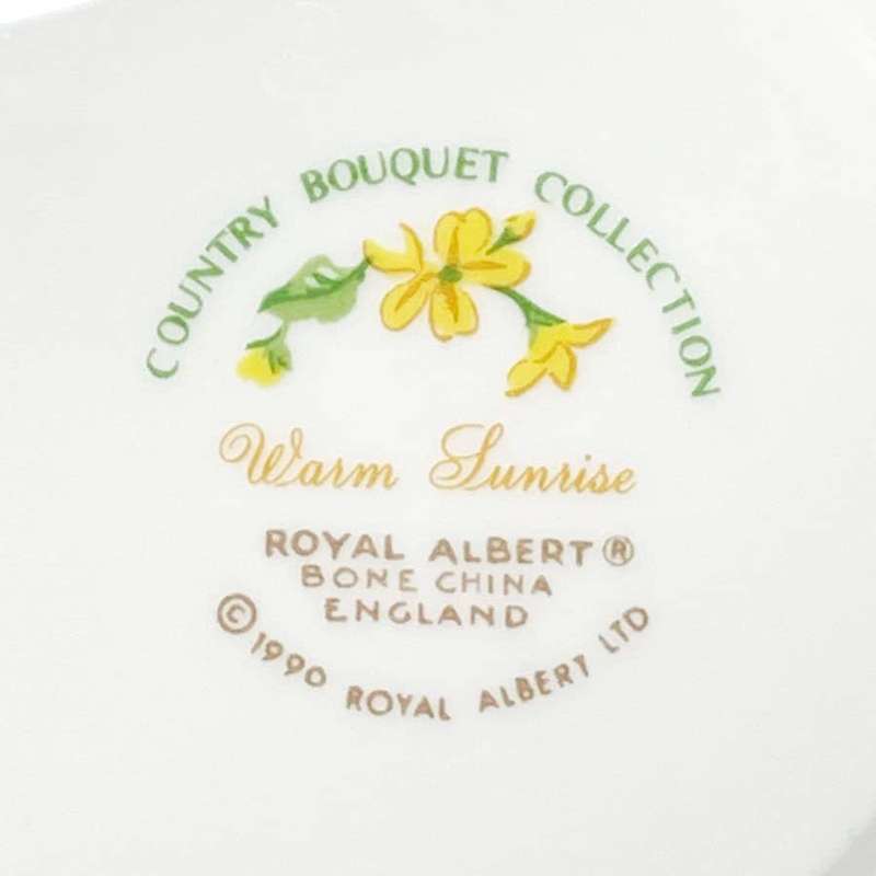 Royal Albert Country Bouquet Collection Warm Sunrise Tea Duo