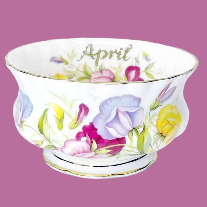 Royal Albert Flower Of The Month April Tea Sugar Bowl