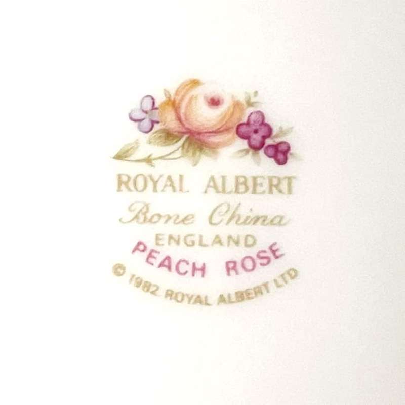Royal Albert Peach Rose Tea Trio