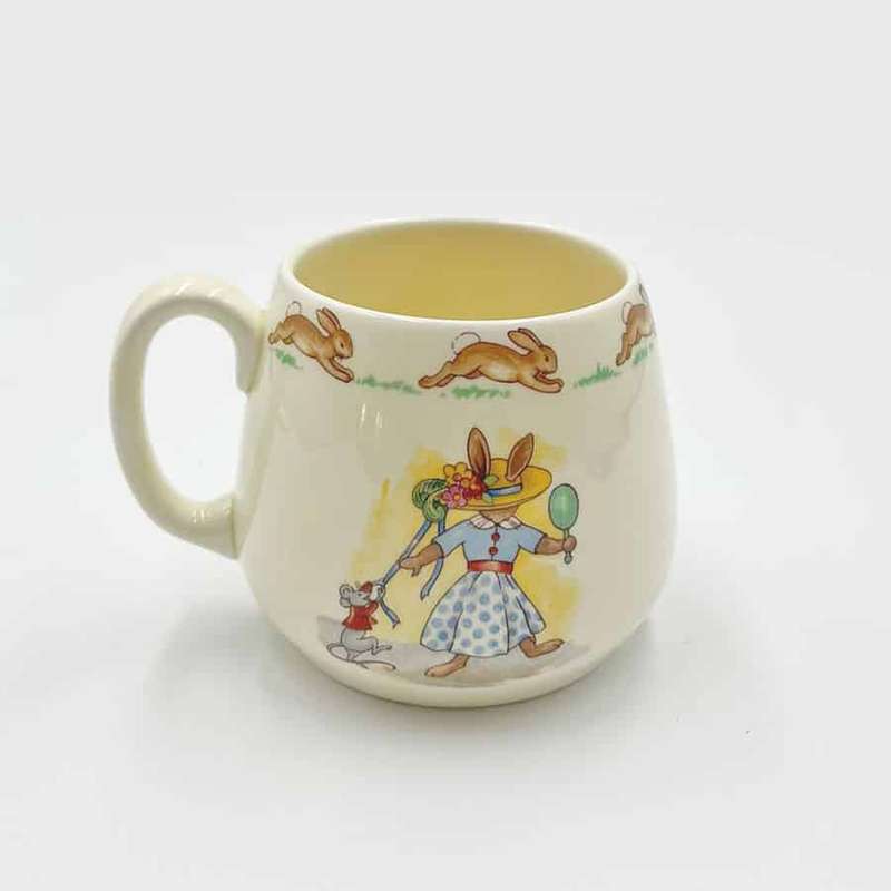 Royal Doulton Christening Bunnykins Mug Dress Up