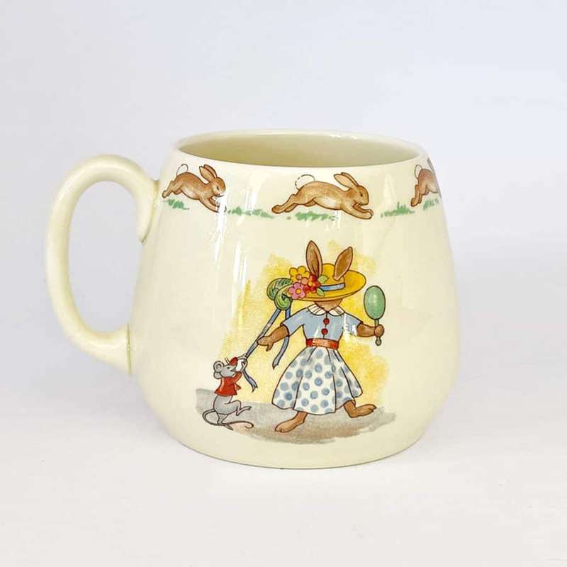 Royal Doulton Christening Bunnykins Mug Dress Up