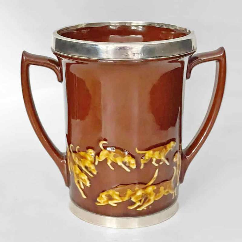 Royal Doulton Kingsware Hunting Loving Cup