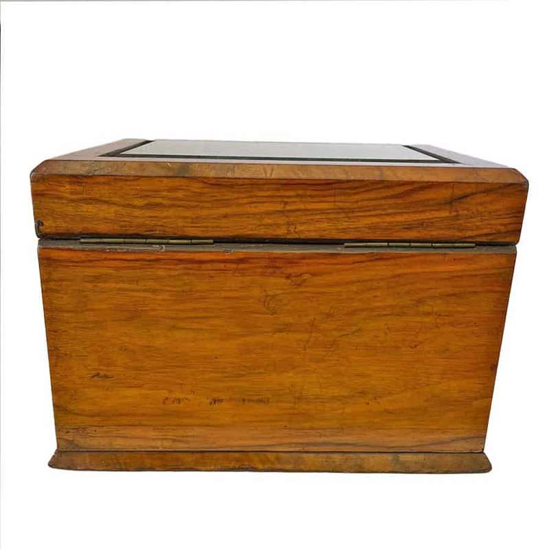 Victorian Walnut Jewellery Box C1897
