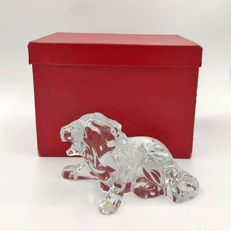 Baccarat French Crystal Lion