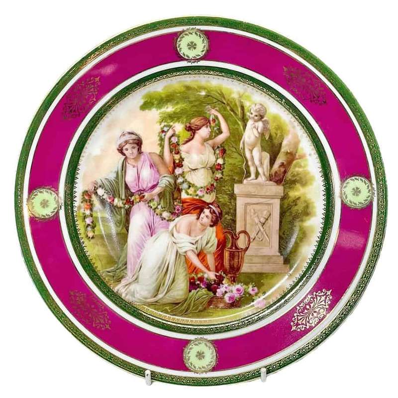 Czechoslovakia Epiag Porcelain Royal Vienna Decorative Plate