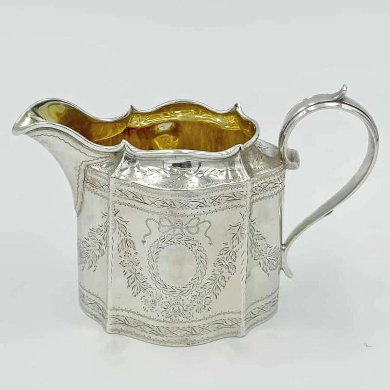 Hallmarked Silver Milk Jug London 1857 Joseph Angel