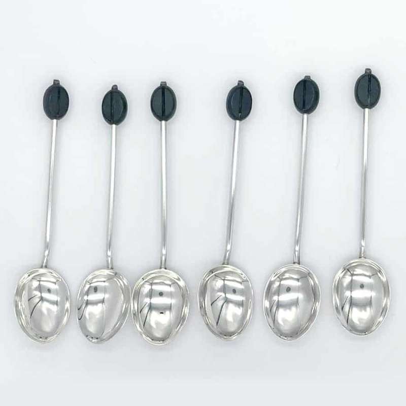 Hallmarked Silver Birmingham 1931 Coffee Bean Spoons