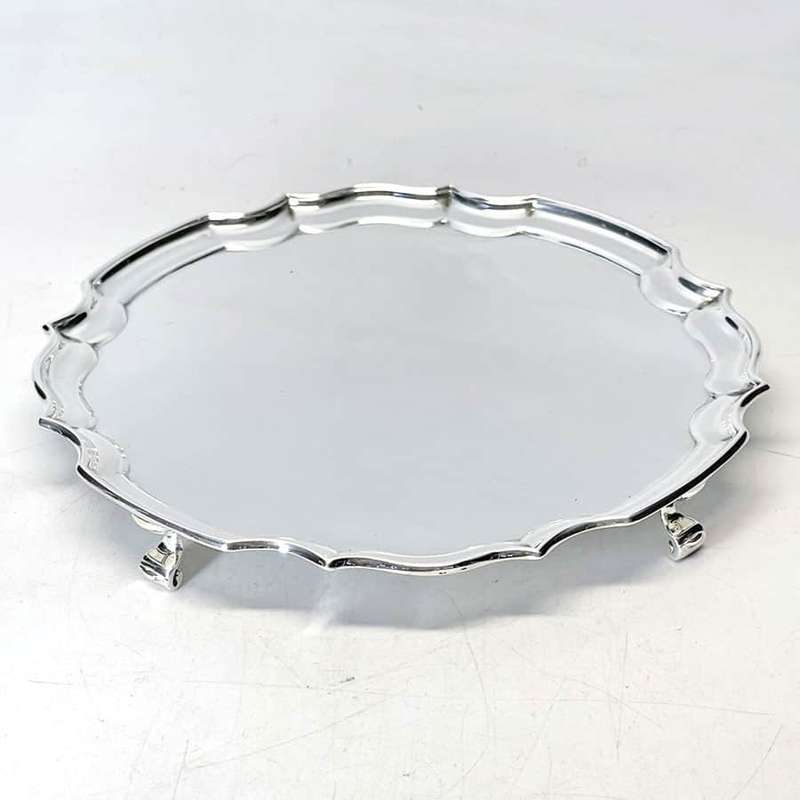 Hallmarked Silver Salver Sheffield 1938 James Dixon