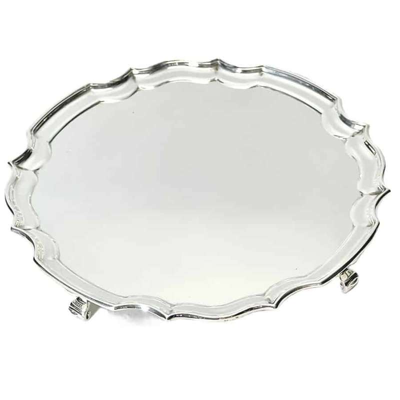Hallmarked Silver Salver Sheffield 1938 James Dixon