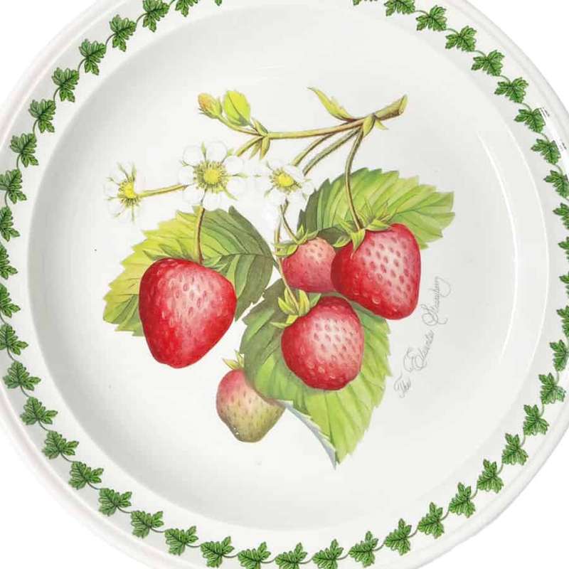 Portmeirion Strawberry Fair  Entree Plate Elsanta Strawberry