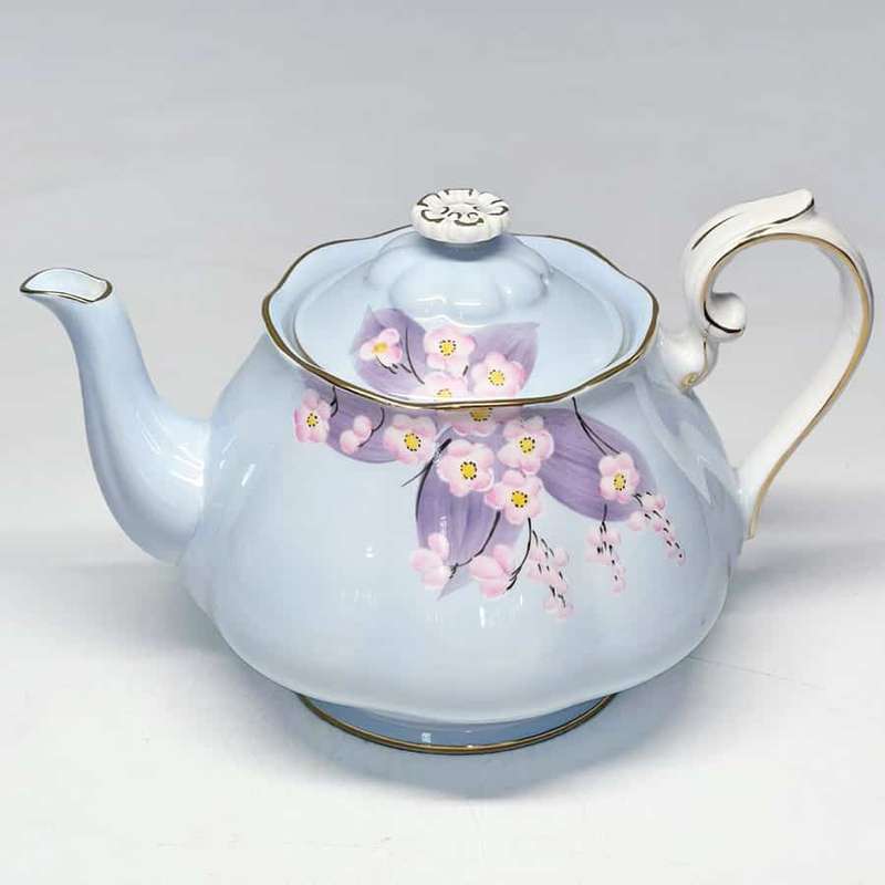 Royal Albert Crown China Tea Pot 2149 Pink Floral