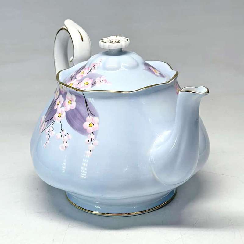 Royal Albert Crown China Tea Pot 2149 Pink Floral