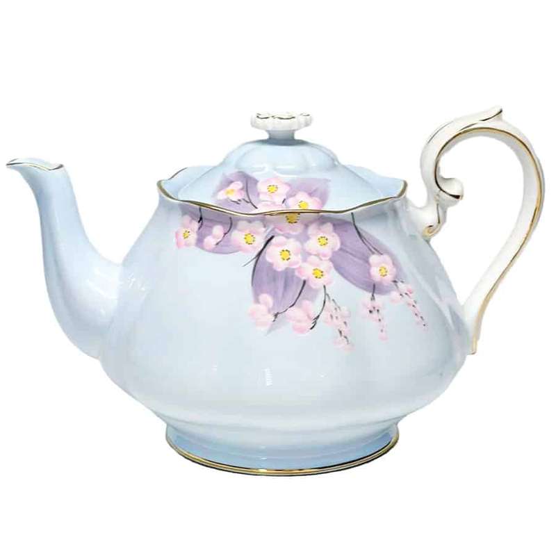 Royal Albert Crown China Tea Pot 2149 Pink Floral