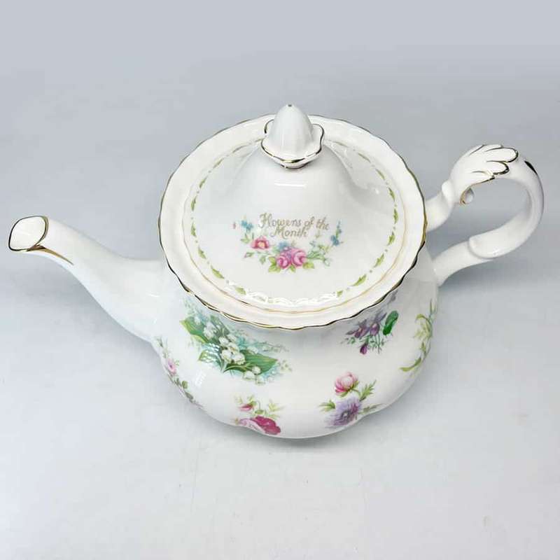 Royal Albert Flowers Of The Month Tea Pot