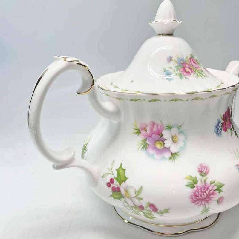 Royal Albert Flowers Of The Month Tea Pot