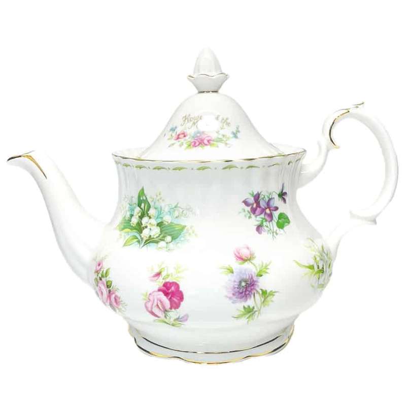 Royal Albert Flowers Of The Month Tea Pot