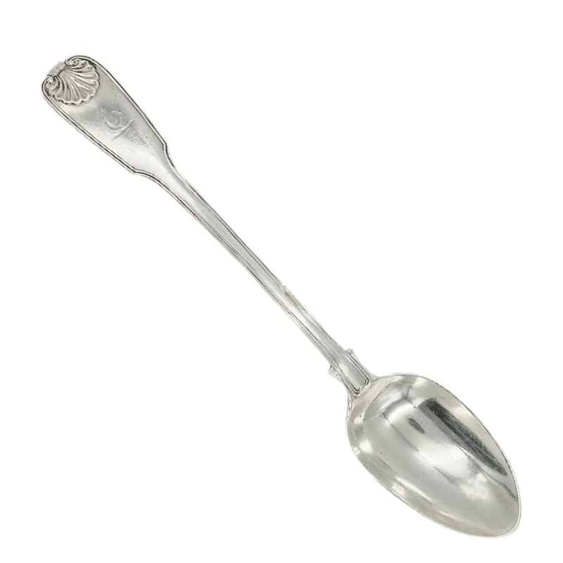 Silver Shell Pattern Basting Spoon London 1796