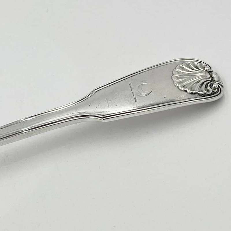 Silver Shell Pattern Basting Spoon London 1796