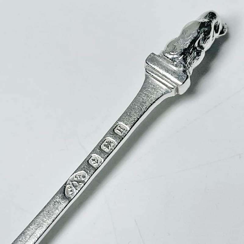 Silver Hallmarked Fox Finial Spoon Birmingham 1932