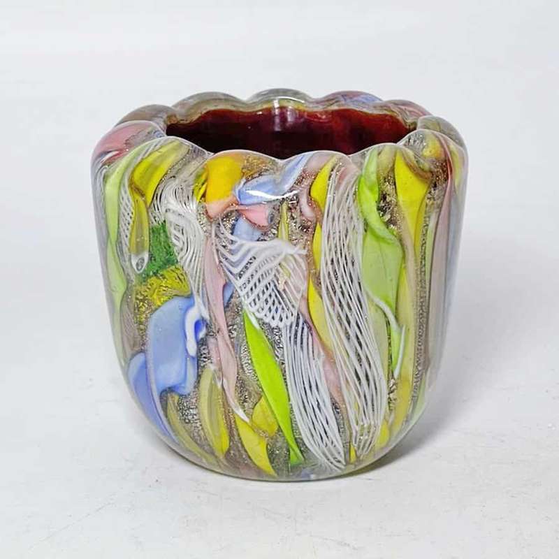 Arte Vetraria Muranese Murano Tutti Frutti Vase