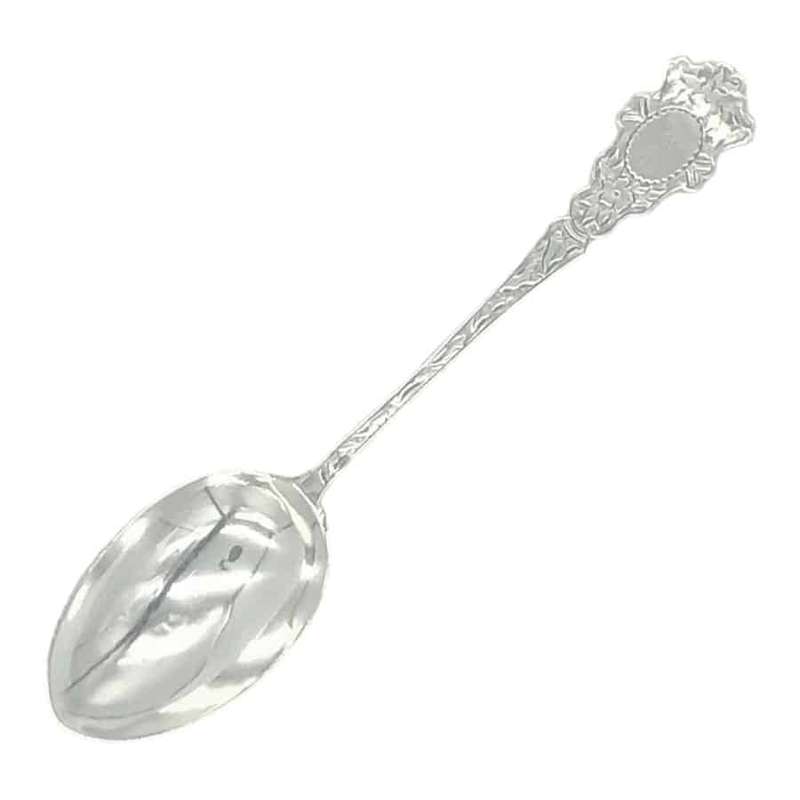 Hallmarked Silver Chased Spoon Birmingham 1891