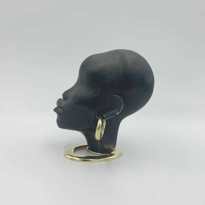 Head Of An African Women With Earring F Hagenauer