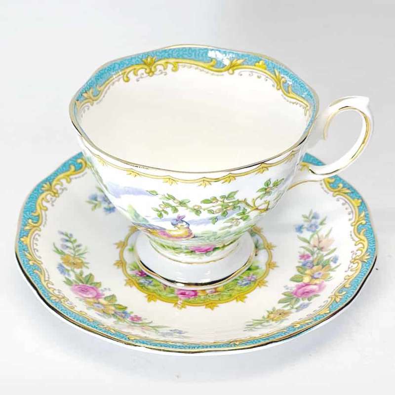 Royal Albert Chelsea Bird Demitasse Duo