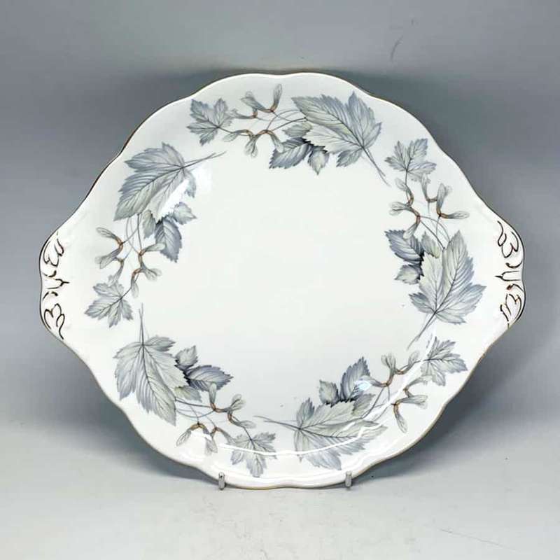 Royal Albert Silver Maple Large Cake Plate