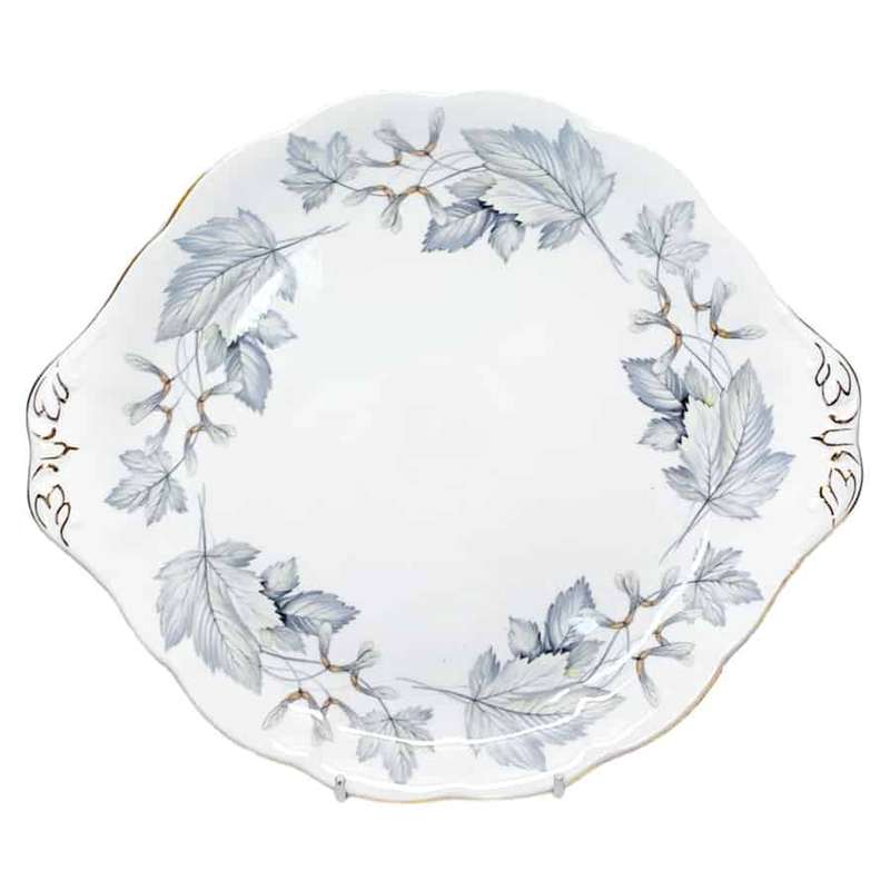 Royal Albert Silver Maple Large Cake Plate