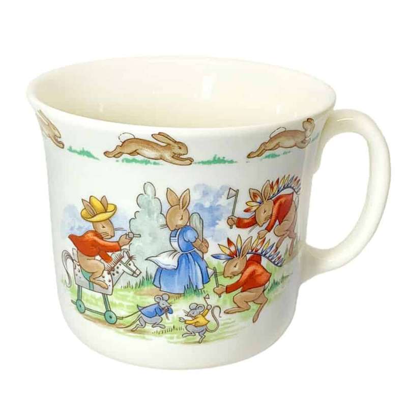 Royal Doulton Bunnykins Mug Cowboys and Indians