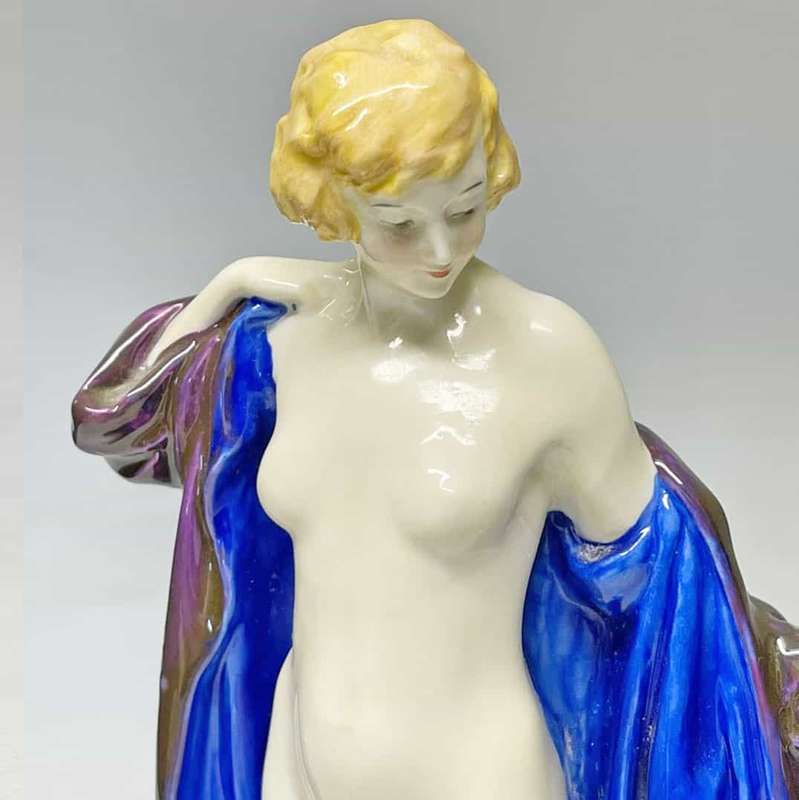 A Rare Royal Doulton The Bather Figurine