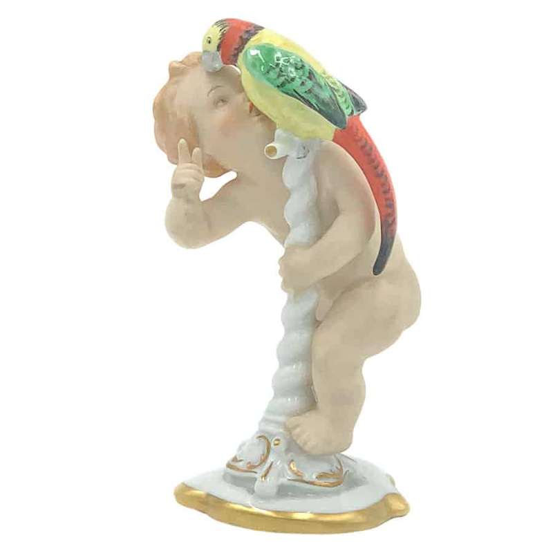 Alka Kunst Cherub With Parrot C1958