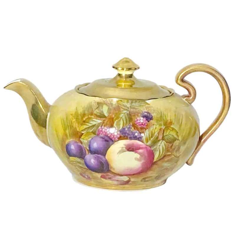 Aynsley Orchard Gold D Jones Tea Pot