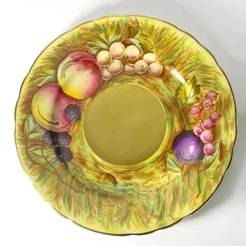 Aynsley Orchard Gold N Brunt Tea Trio