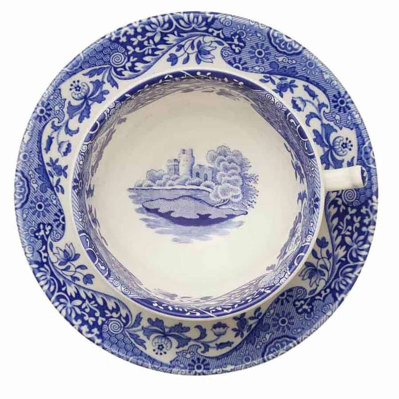 Copeland Spode Blue Italian Tea Duo