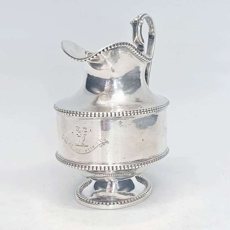Hallmarked  Silver Milk Jug London 1889 John Aldwinckle