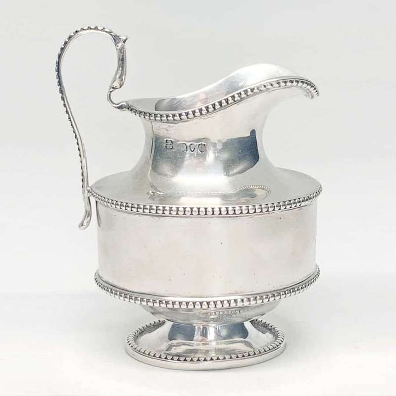 Hallmarked  Silver Milk Jug London 1889 John Aldwinckle