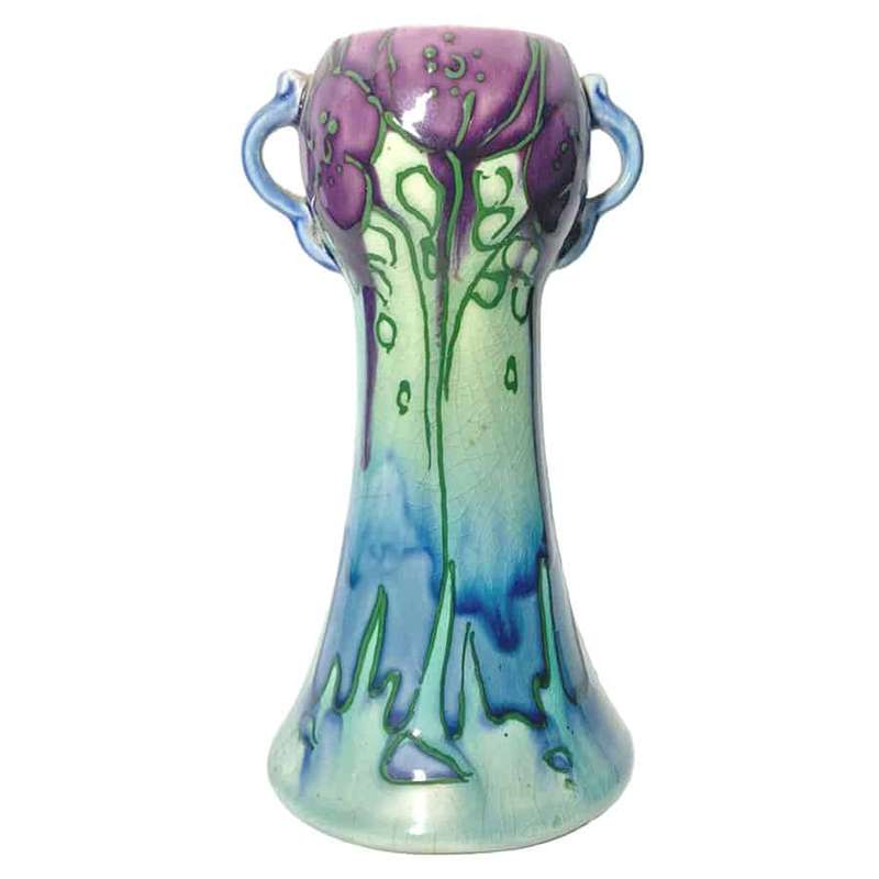 Minton Pottery Secessionist Art Nouveau Poppy Vase C1910