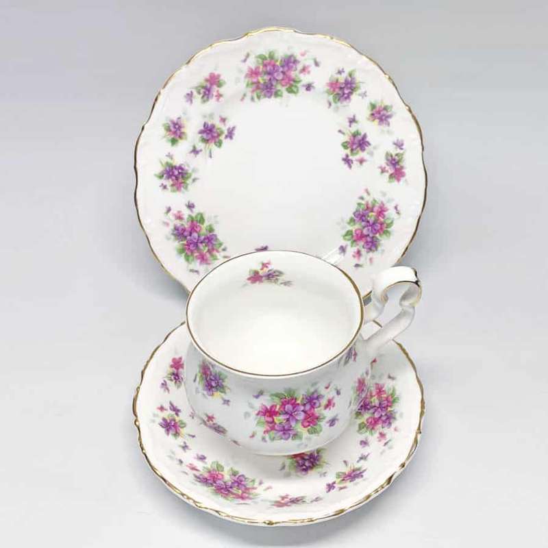Royal Albert Violetta Tea Trio