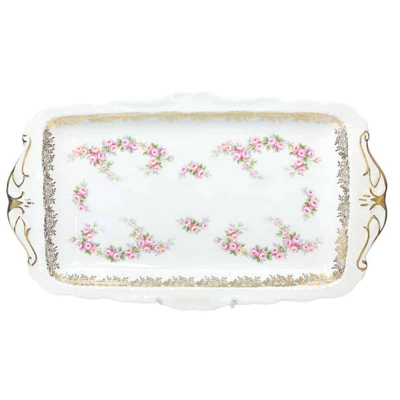 Royal Albert Dimity Rose Tea Sandwich Plate