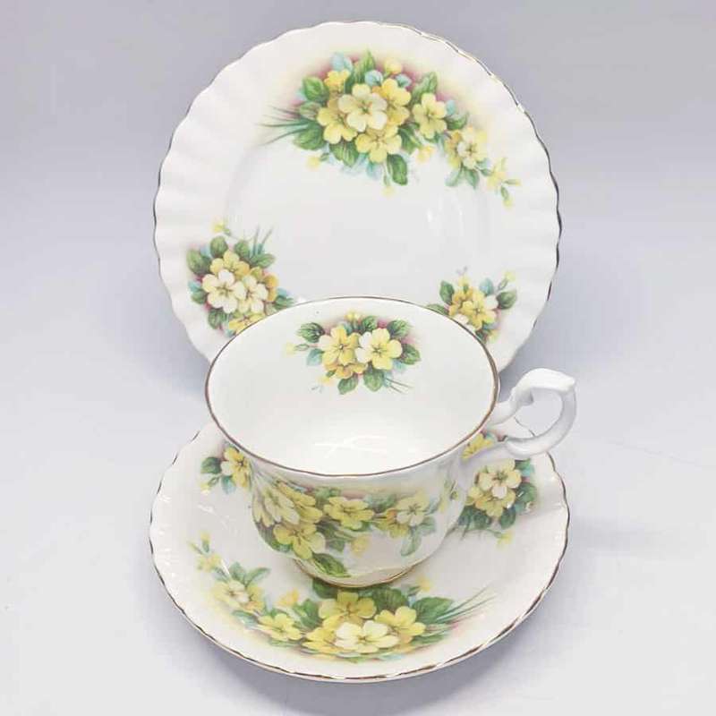 Royal Albert Primrose Tea Trio